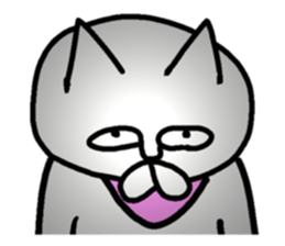 Vulgar cat man(No character ver) sticker #8400034