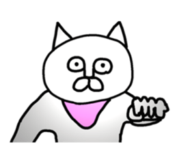 Vulgar cat man(No character ver) sticker #8400040