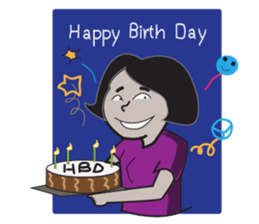 Happiness Family (Eng) sticker #8435468