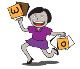 Happiness Family (Eng) sticker #8435474