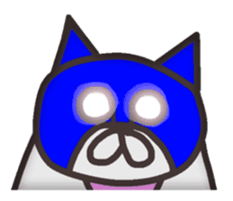 Vulgar mask cat(No character ver) sticker #8437381
