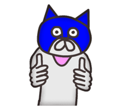 Vulgar mask cat(No character ver) sticker #8437382