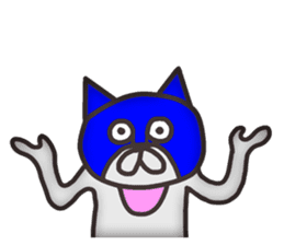 Vulgar mask cat(No character ver) sticker #8437388