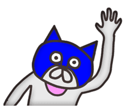 Vulgar mask cat(No character ver) sticker #8437389