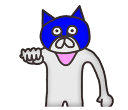 Vulgar mask cat(No character ver) sticker #8437394
