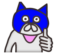 Vulgar mask cat(No character ver) sticker #8437395