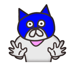 Vulgar mask cat(No character ver) sticker #8437396