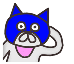 Vulgar mask cat(No character ver) sticker #8437397
