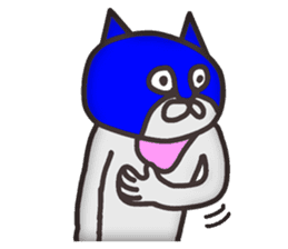 Vulgar mask cat(No character ver) sticker #8437398