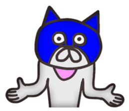 Vulgar mask cat(No character ver) sticker #8437399
