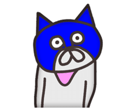 Vulgar mask cat(No character ver) sticker #8437400