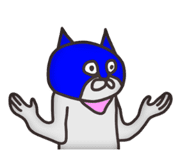 Vulgar mask cat(No character ver) sticker #8437401