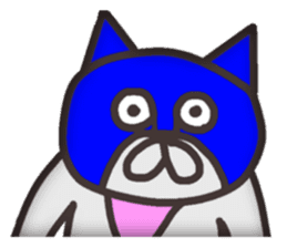 Vulgar mask cat(No character ver) sticker #8437403