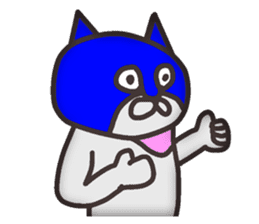 Vulgar mask cat(No character ver) sticker #8437405