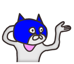 Vulgar mask cat(No character ver) sticker #8437409