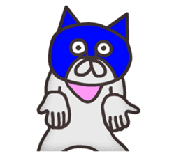 Vulgar mask cat(No character ver) sticker #8437410