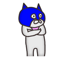 Vulgar mask cat(No character ver) sticker #8437411