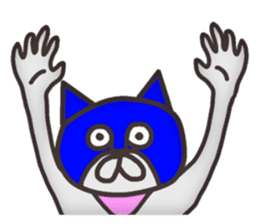 Vulgar mask cat(No character ver) sticker #8437413