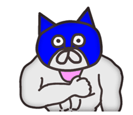 Vulgar mask cat(No character ver) sticker #8437415