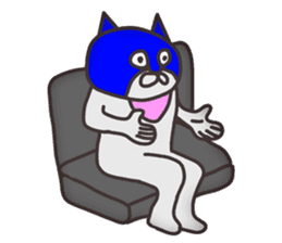 Vulgar mask cat(No character ver) sticker #8437417