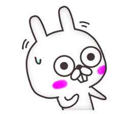 Vulgar rabbit(No character ver) sticker #8438302