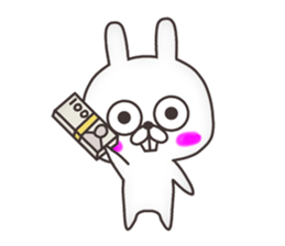 Vulgar rabbit(No character ver) sticker #8438305