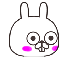 Vulgar rabbit(No character ver) sticker #8438307