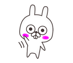 Vulgar rabbit(No character ver) sticker #8438308