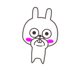Vulgar rabbit(No character ver) sticker #8438310