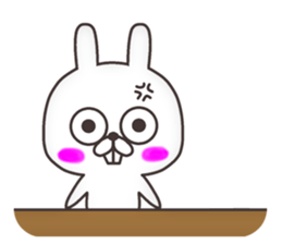Vulgar rabbit(No character ver) sticker #8438316
