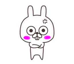 Vulgar rabbit(No character ver) sticker #8438320