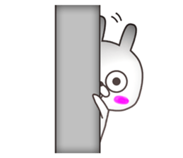 Vulgar rabbit(No character ver) sticker #8438321