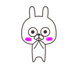 Vulgar rabbit(No character ver) sticker #8438327
