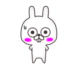 Vulgar rabbit(No character ver) sticker #8438334