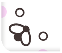 Cute white rabbit(No character ver) sticker #8476397