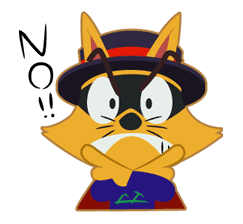 ZORORI the Naughty Hero sticker #21065