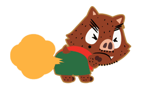 ZORORI the Naughty Hero sticker #21093