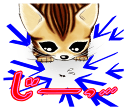 003_Bengal Cat Oscar Sticker sticker #8718802