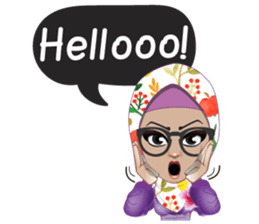 Laila Muslim Lady sticker #9028321