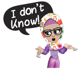 Laila Muslim Lady sticker #9028323