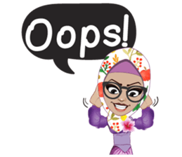 Laila Muslim Lady sticker #9028324