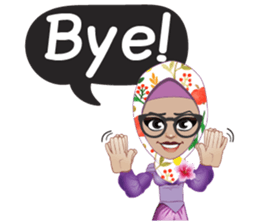 Laila Muslim Lady sticker #9028327