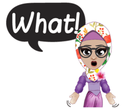 Laila Muslim Lady sticker #9028329