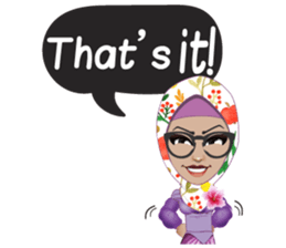 Laila Muslim Lady sticker #9028332