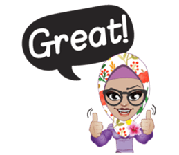 Laila Muslim Lady sticker #9028334