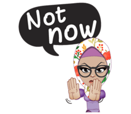 Laila Muslim Lady sticker #9028344