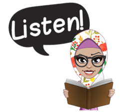 Laila Muslim Lady sticker #9028347