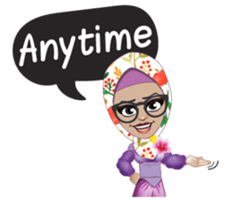 Laila Muslim Lady sticker #9028348