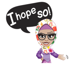 Laila Muslim Lady sticker #9028350