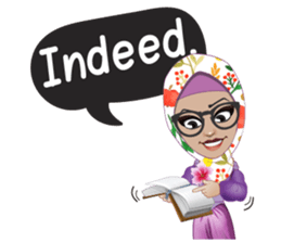 Laila Muslim Lady sticker #9028351